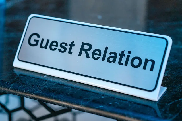 guest relations, front desk, reception, hotel, service, lobby, checkout, guest relations, guest relations, guest relations, guest relations, front desk, front desk, front desk, front desk, front desk, lobby. 4 points worth checking on guest loyalty marketing questions