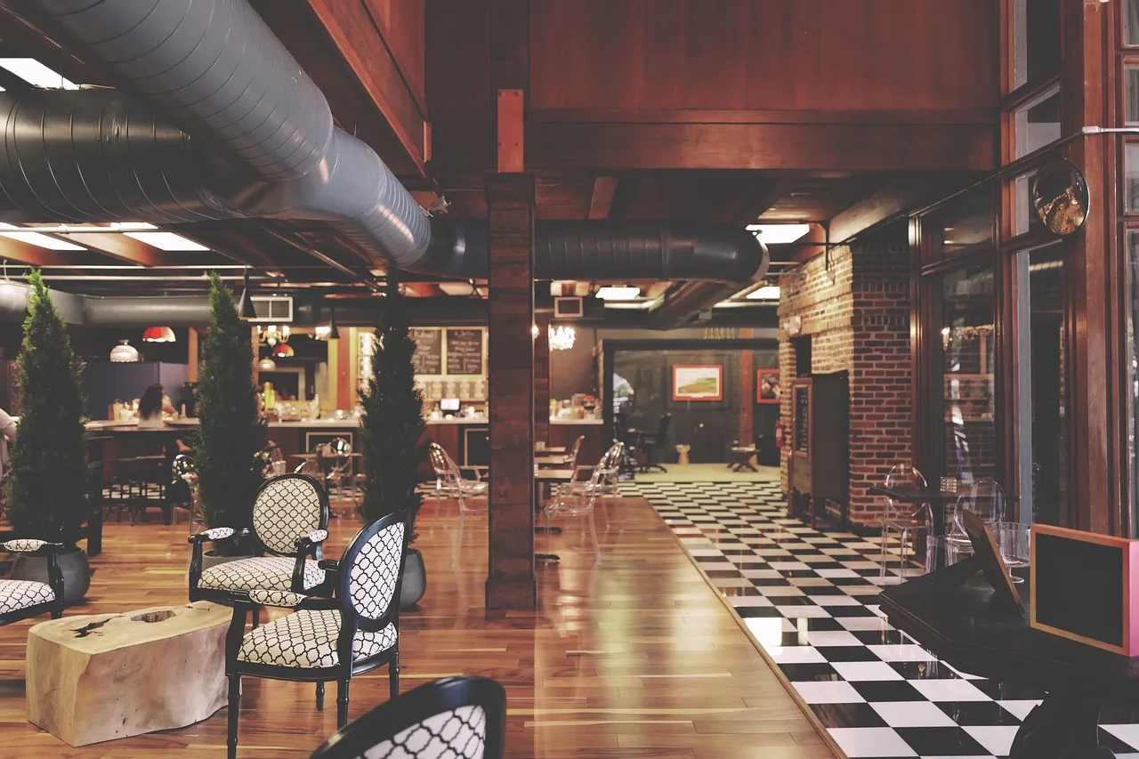 restaurant, furniture, interiors, interior design, interior decoration, architecture, bar, building, chairs, hotel, indoors, seats, tables, restaurant, restaurant, restaurant, restaurant, restaurant, bar, hotel, hotel. Common hospitality SEO questions: a working method
