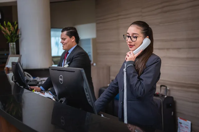 receptionists, phone call, hotel, reception, woman, man, work, attention, lobby, employees, professional, company, assistance, hotel, hotel, hotel, hotel, hotel, reception. How to assess guest loyalty marketing case studies