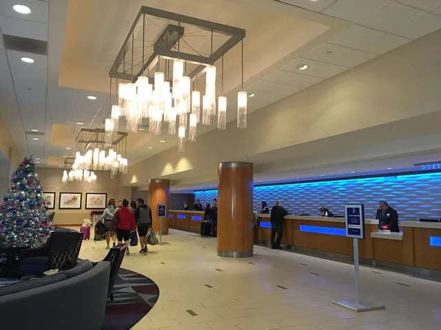 Front desk at Disneyland Hotel. Reputation practices that keep hospitality guests trusting you
