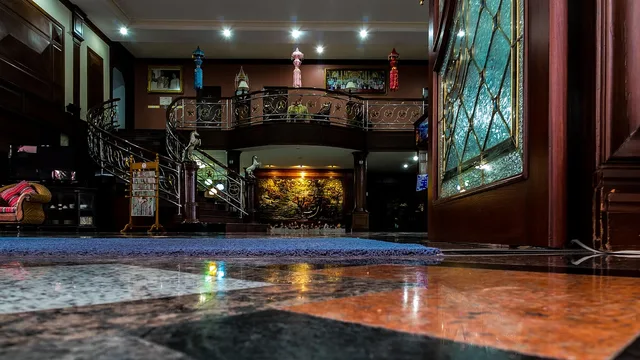 hotel hall, night shot, payao, north thailand, hotel hall, hotel hall, hotel hall, hotel hall, hotel hall. Hotel marketing benchmarks: define them before comparing